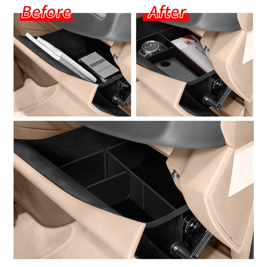 For Kia EV9 2025 2025 Center Console Glove Storage Box Partition Modified Container Tray Organizer Car Interior Accessories 4Pcs