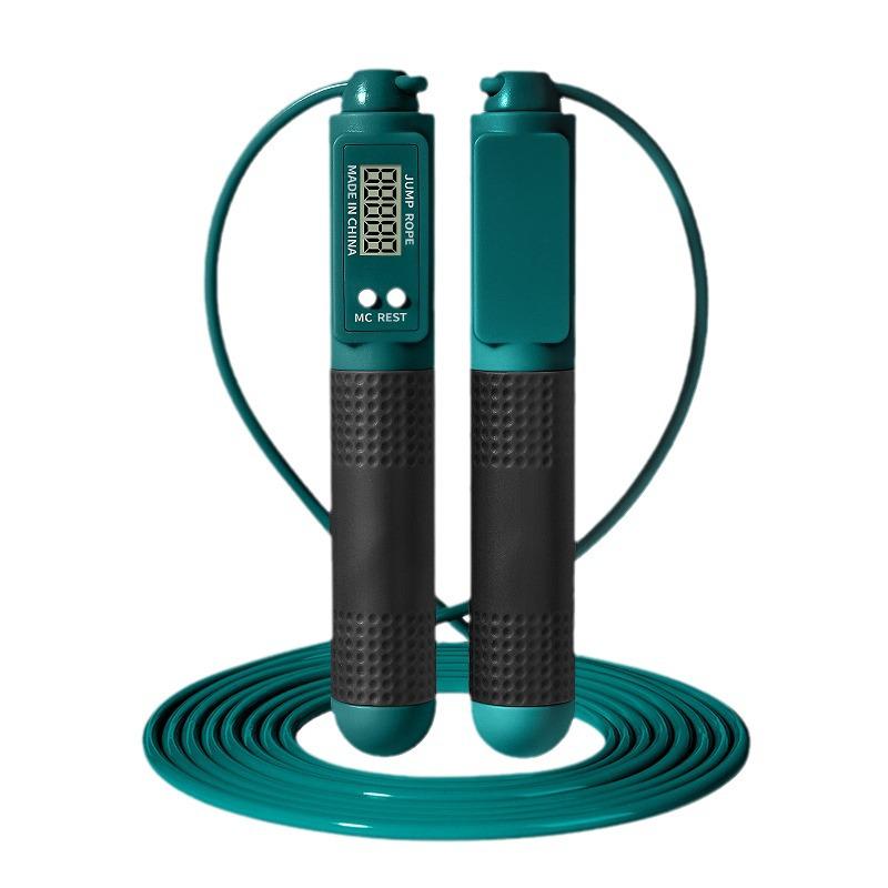 Cordless Weighted Fitness Jump Rope: Gravity Count Model for Weight Loss & Fat Burning