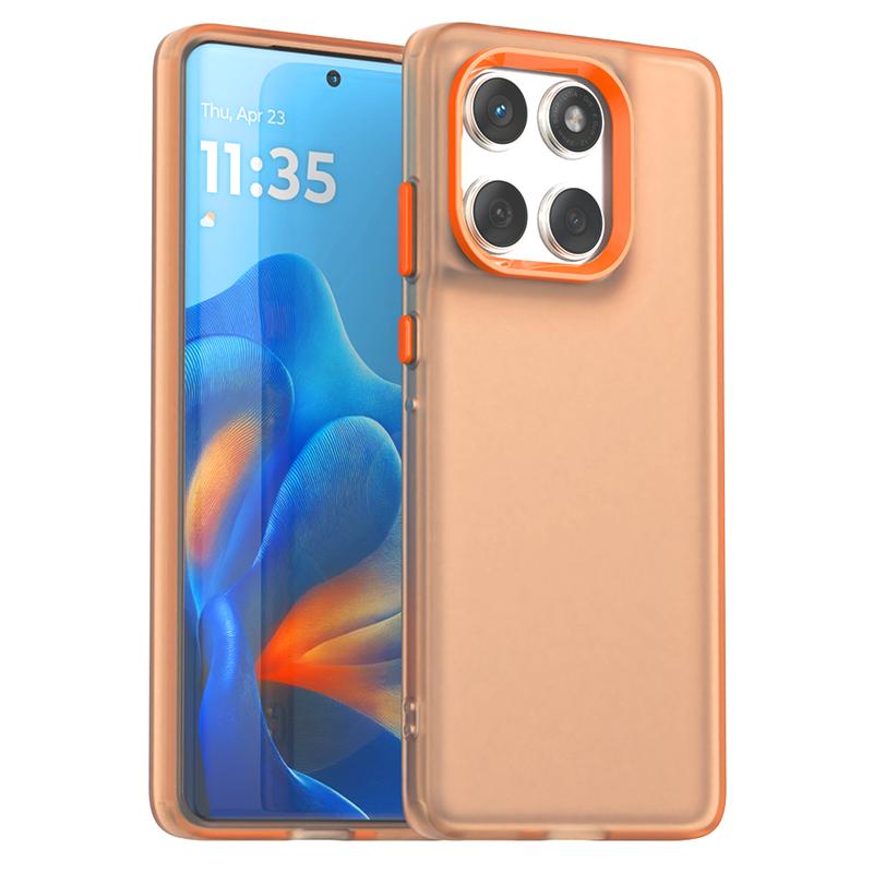 Anti-Drop Candy Color Case For Motorola Edge 60 Matte PC Transparent Back Case Moto Edge 60 Fusion Cover For Moto Edge 60 Case