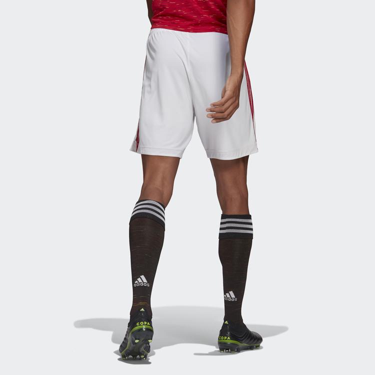 Adidas Mufc Home Elastic Waist Football Shorts Men Shorts White FM4289