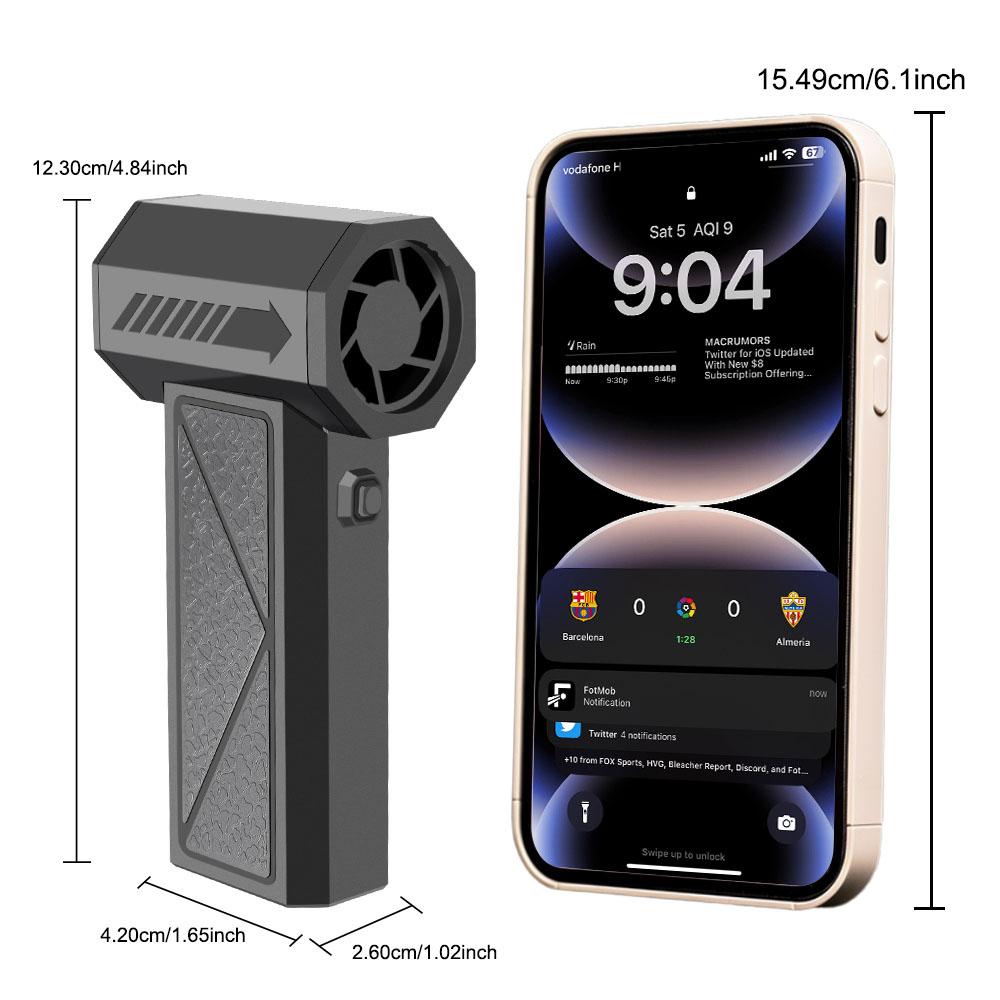 Cleaning Blower Tool Violent Hair Dryer Electric Air Duster Car Accessories Snow Blowing Turbo Jet Fan Strong Blowing Universal 4 Gears Adjustable