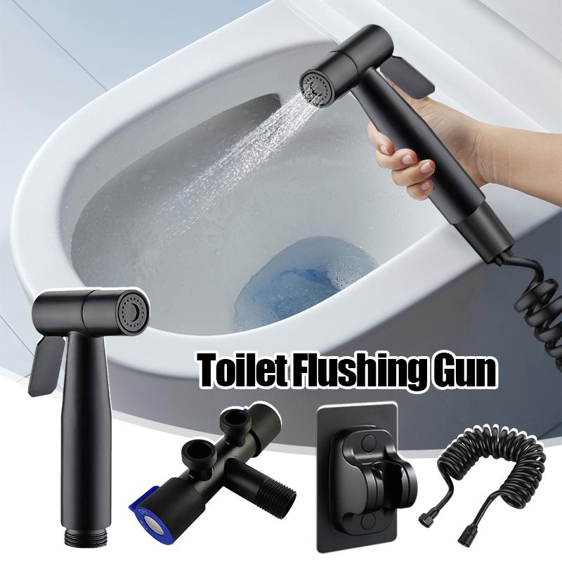 Toilet Douche Bidet Head Handheld Hose Spray Sanitary Shattaf Kit Shower Toilet Spray Head Butt Washer Mini Shower Toilet Nozzle