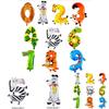 Versatile Self Inflating 16 Inch Foil Number Balloon Happy Birthday Large Animal Theme