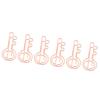 100Pcs Paper Clip Metal  Gold Color Urheen Design Paperclip for Office School