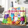 Custom Name Number Blocks Adventure Party Blanket For Couch Bed Plush Cozy Fuzzy Blanket Super Soft Warm Blankets For Fall And Winter 0916153