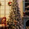 1.5/3M Christmas Decoration Led Santa Claus Climbing Ladder Light Usb Plug 8 Flashing Modes Suitable Household Xmas Tree Wall Window