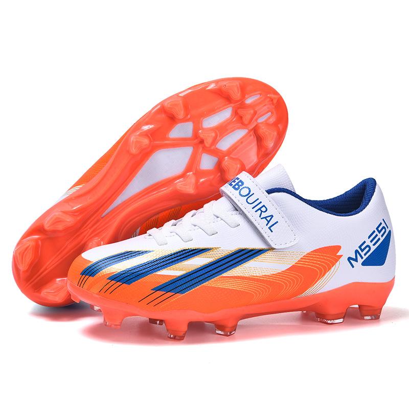 

Summer new children s football shoes with buckles, non-slip and wear-resistant manufacturers spot straight hair professional game shoes 39