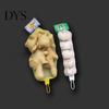 Hanging Bag 100Pcs Mesh Bags Convenient Reusable PE Breathable Garlic Storage Ginger Packing Net Sacks Plastic Buckles for Market