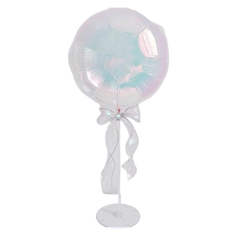 Safe Plastic 18Inch Colorful Balloons Set Quick Assembly Table Floating Ballon Party Wedding Celebration Supplies