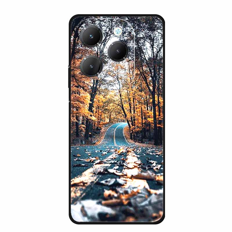 For Infinix Hot 40 Pro Case Animals Soft Silicone TPU Cover Phone Cases For Infinix Hot 40i Hot40 X6837 Protective Wolf Coque