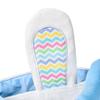 Lovely Rabbit Fabric Basket Plush Striped Rabbit Easters Basket With Plush Accent for Eggs Hunts and Home Decors