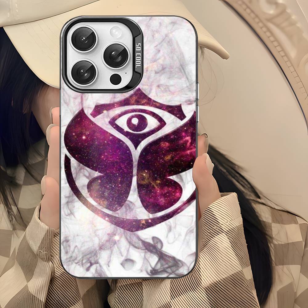 

T-tomorrowland Logo For IPhone 17 Air Pro Max 16 15 14 13 12 11 Anti Drop Protective Color Phone Case iPhone 16