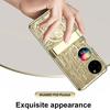Mechanical Legend Series for Huawei P50 Pocket Electroplating Case Hinge Kickstand PC Cover