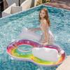 Inflatable Rainbow Sequin Swimming Ring