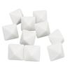 20PCS 8 Sided Dice Plastic Blank DIY Dice Set for Board Games Party Math Counting Teaching White