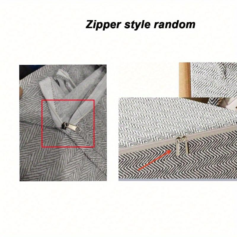 Large Foldable Clothes Storage Bag, Extra-Large Fabric Extra-Large Ace-Saving Organizer for Quilts, Clothing, Toys - Ideal for Bedroom, Home