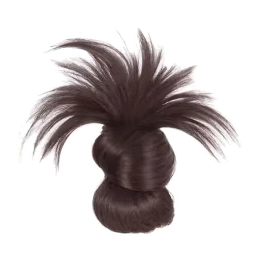 Hair Claw Clip-On Feather Wig Natural Appearance Hair Clip Lightweight Material Non-Slip Grips Bun Clip