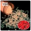 Luminous Hollow Plum Sequin Nail Art Patch: 4MM Glow, Mother-and-Child Star Design, 8 Colors, Solvent-Resistant