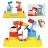 Mini Red Blue Head Tap Twin Toy - Parent Child Finger Attack Defense Interactive Fighting Game Machine For Kids