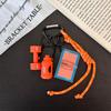 Itness Theme Rubber Keychain Pendant Portable Gym Style Bag Charm Durable Key Ring for Sports Lovers Men Women Daily Accessory