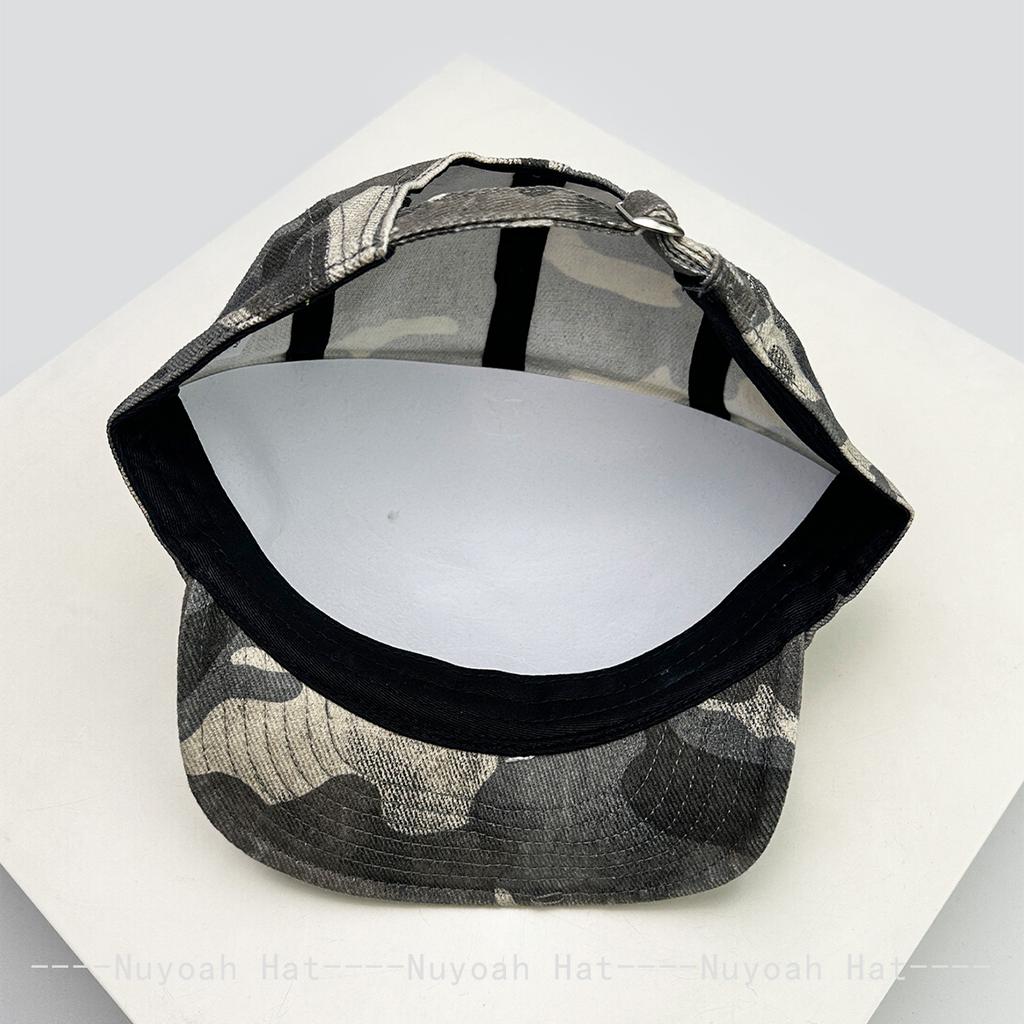 And Women American Vintage Camouflage Color Baseball Caps Sun Protection Street Style All-Match Peaked Hats Short Eave Fashion Personalized Latest