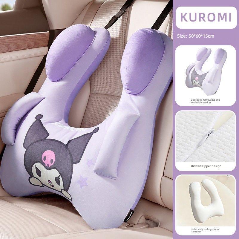 Cute Car Seat Belt Pillow, Kidsren's Rest Neck Pillow, Car Rear Seat Baby Sleeping Pillow, New Style, Removable and Washable