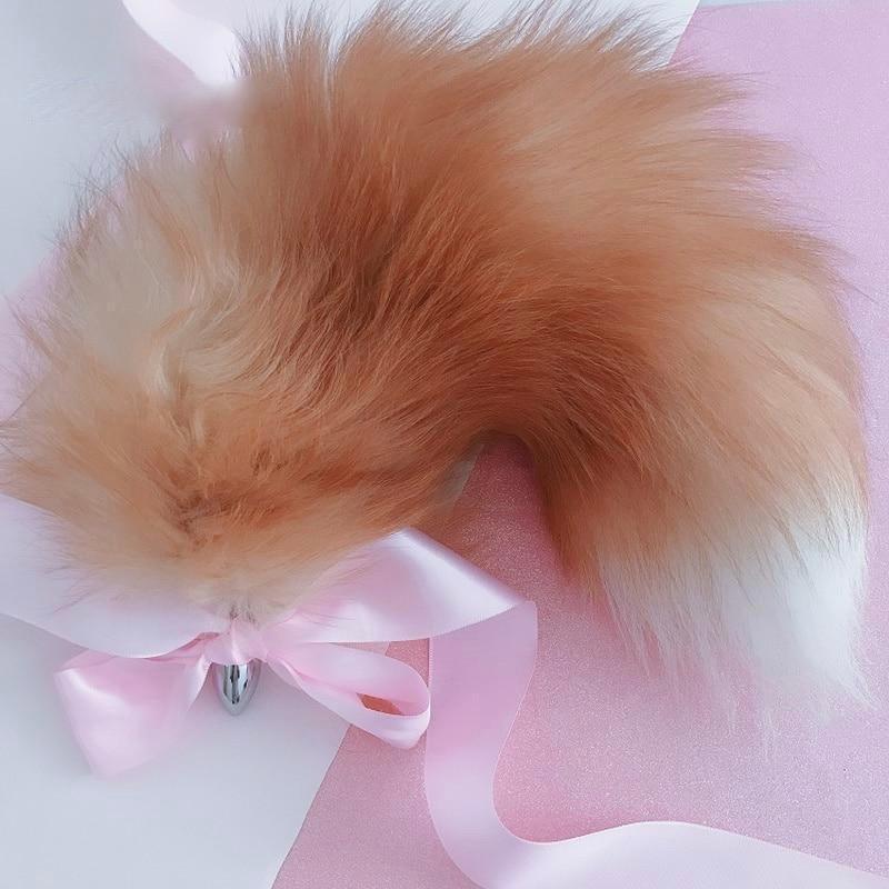 Luxury Realistic Fox Tail Butt Plug Tails