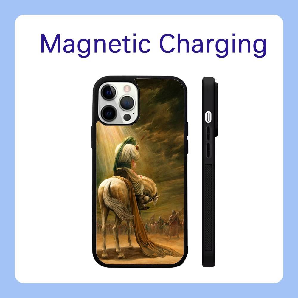

Islamic Hz Ali Phone Case For iPhone 17,16,15,14,13,12,11,Pro,Max,Plus,Air,Mini,SE Magsafe Magnetic Wireless Charging iPhone16promax