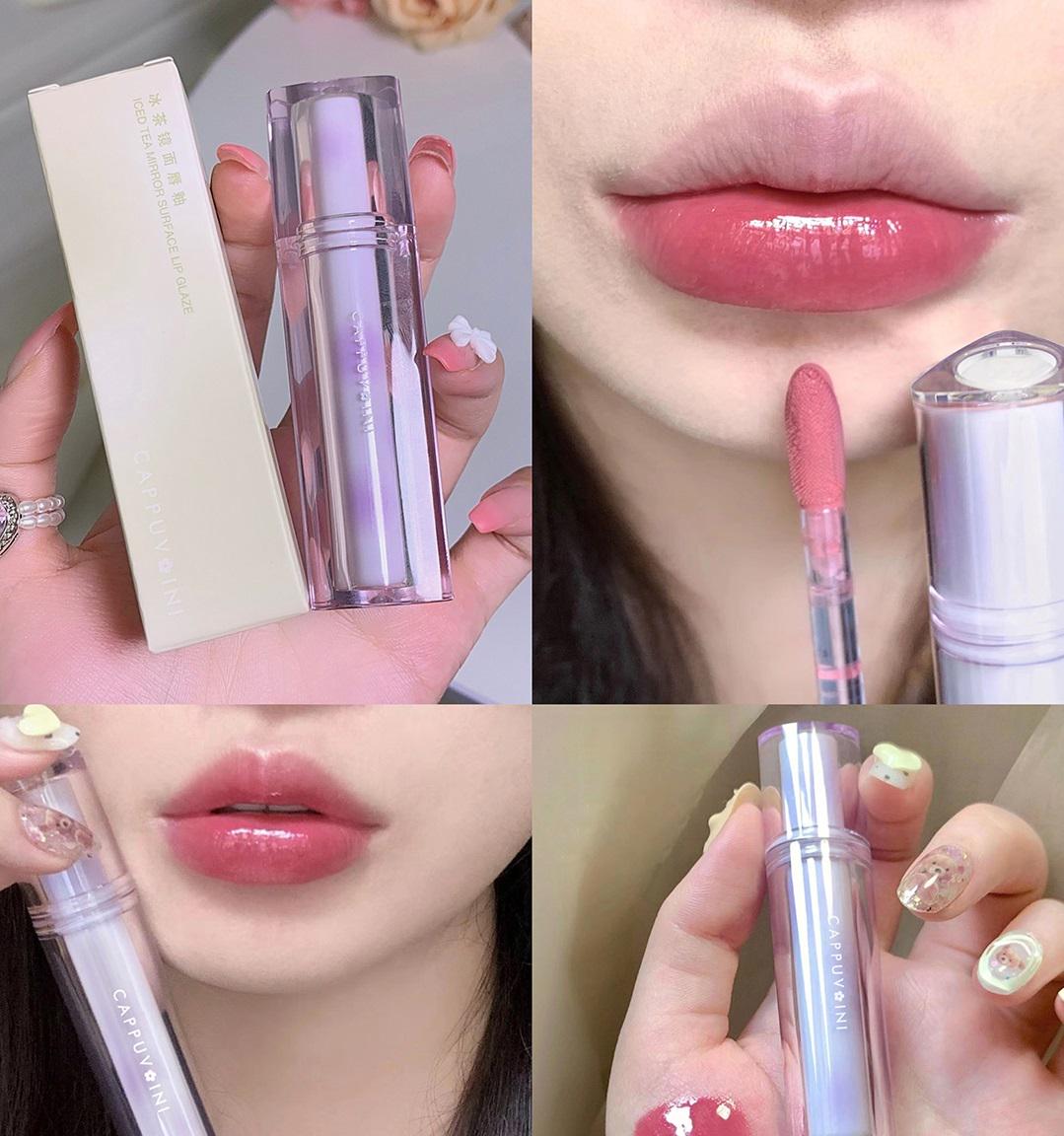 

Блеск для губ, перламутровый блеск, яркая увлажняющая жидкая помада, долговечная зеркальная глазурь для губ, макияж