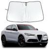 Auto-Sonnenschutz Windschutzscheibe Fenster Sonnenschutz Abdeckung für Alfa Romeo Stelvio 17+
