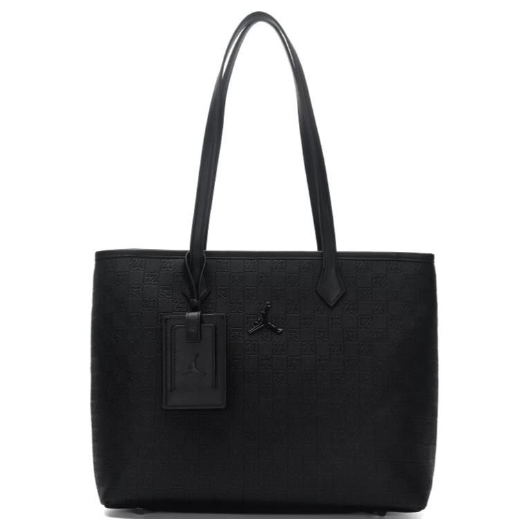 

Новая сумка-тоут из синтетической кожи Jordan, сумка для покупок, дамская сумка унисекс черная JD2443029AD-001 40.1*15.2*27.9CM