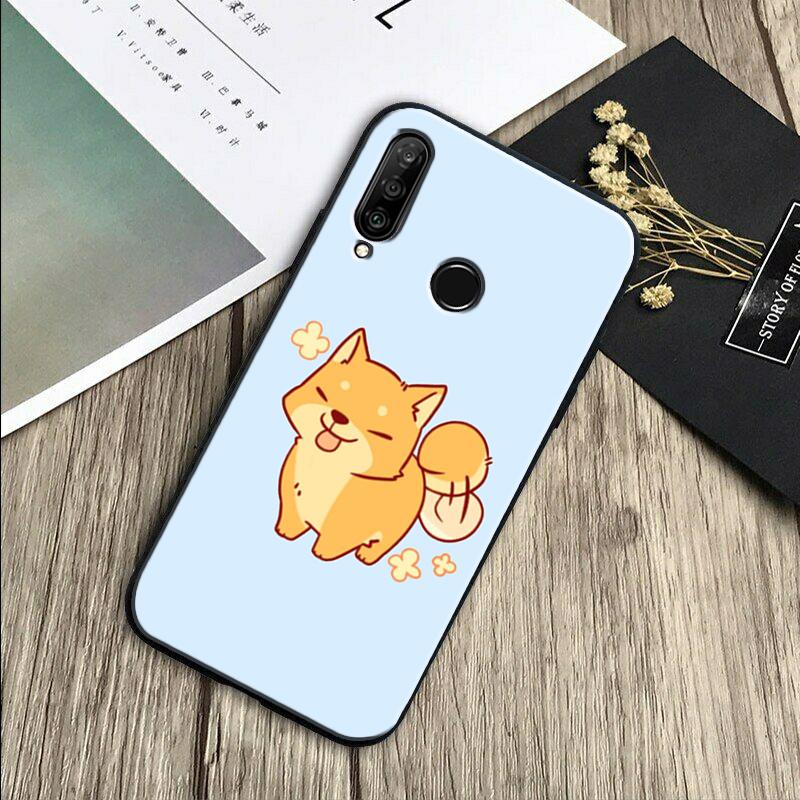 Animal Shiba Inu For Huawei Nova 11 Pro 12i 3i 7i 8i 9 10 SE Y60 Y61 Y70 Y72 Y73 Y90 Y91 P20 P30 P40 Lite Case