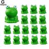 100pc Mini Frog Garden Green Frog Figurines Tiny Plastic Frogs Fairy Garden Decor Plants Resin craftwork