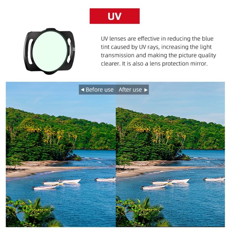 Filter UV-Schutzfilter UV/CPL/ND8/16/32/64 für Avata/O3 Air Unit Drohnen Kameraobjektiv Zubehör