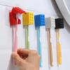 Punching-free Children's Toothbrush Rack Rack In Bathroom, Seamless Wall-hung Building Block Slot Toothbrush Holder Wall