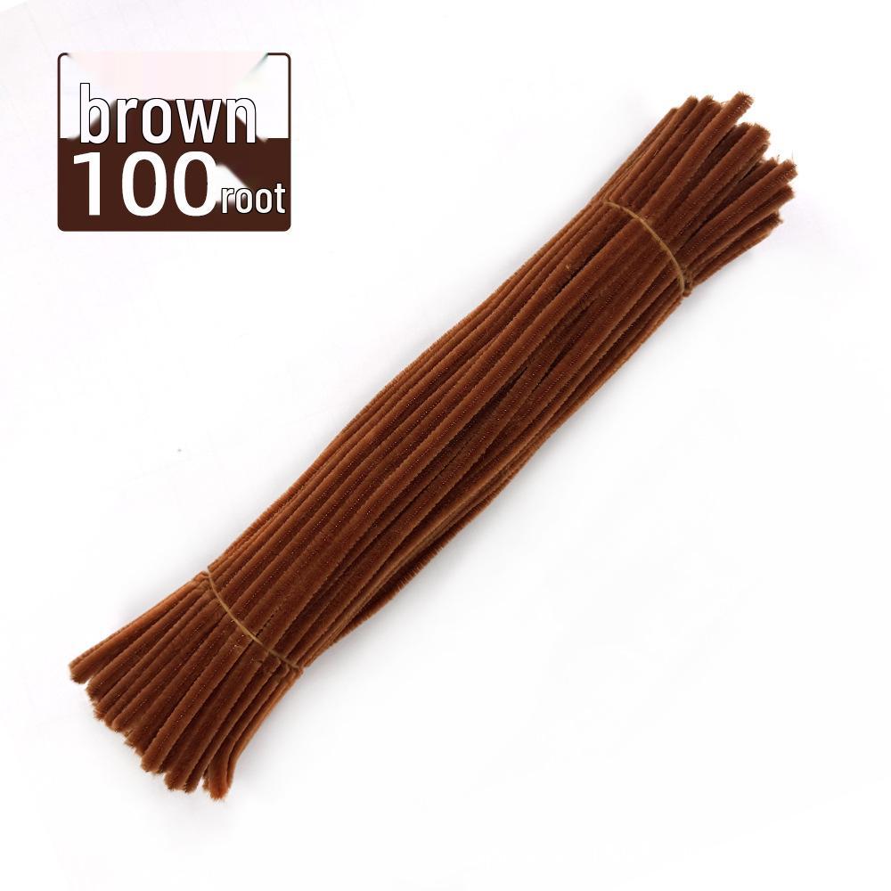 Youyou Tiger Twist Stick Handmade Super Soft Chenille Stems Educational Craft Materials for Macarons