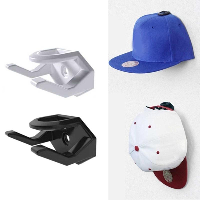 1pc/8pcs Hat Rack Wall Hat Hook for Baseball Caps Upgraded Adhesive Hat Holder