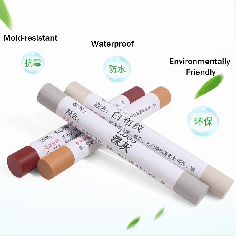 8Colors Waterproof Wooden Furniture Floor Repair Pen,Damaged Scratch Wood Patch Paint Crayon,Patching Paste for Home Improvement