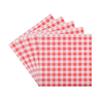 Vibrant Patterns And Bright Colors Disposable Dessert Plates For Party Supplies Paper Plates Gingham