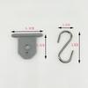 ABS Outdoor Camping Tent Awning Hooks Clip Ring Clothes Racks Hanger for RV Camper Caravan Party Light Holder White/black