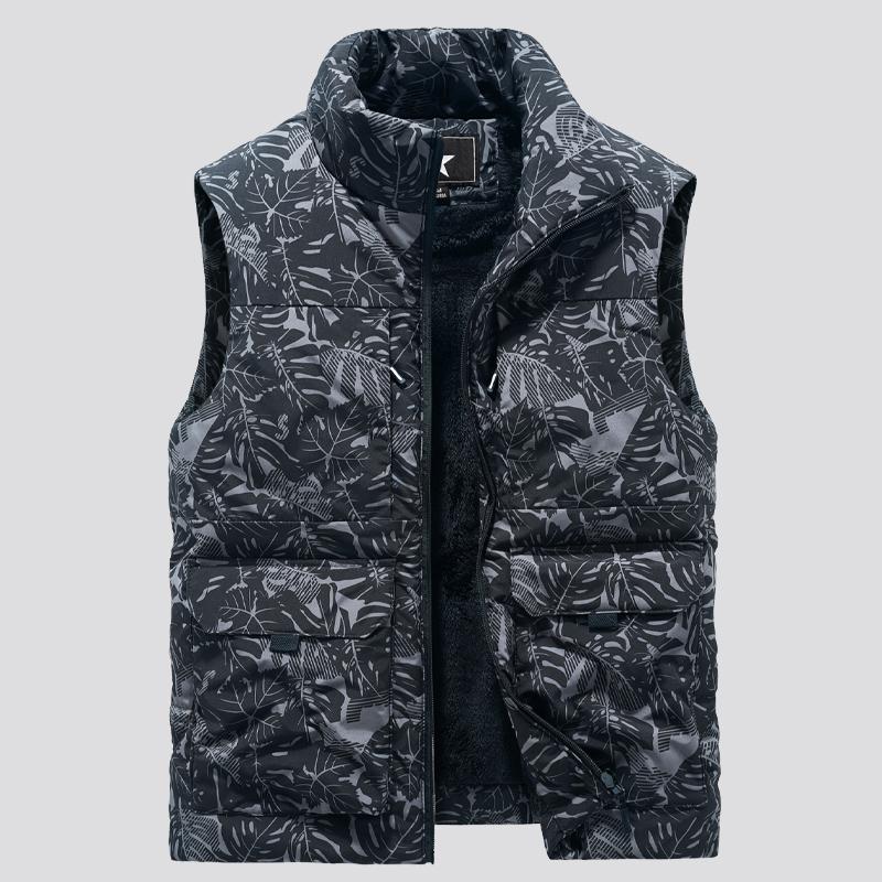 Men's Multi-Pocket Clothing Winter Vest Jackets Sleeveless Coat Fashion Large Size 6XL Male Warm Waistcoat Fleece Vest