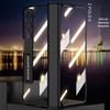 Samsung Z Fold6 Genomskinligt Fodral med Kreativt Stöd, Magnetiskt Gångjärn, Full Täckning, Galvaniserad Yta och Stötsäker Design.