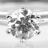 TIFFANY&Co. Solitaire Ring 0.32ct VS2/E/GOOD Pt950Platinum/diamond #4.5(US Size) 3g Women Used