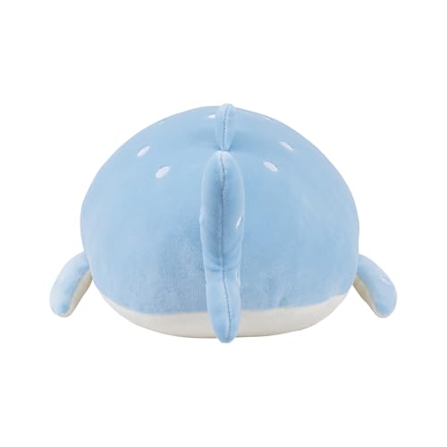 Livheart Marshmallow Aquamie Whale Shark Bolster (approx. 29cm long) Fluffy Plush Toy 38306-62