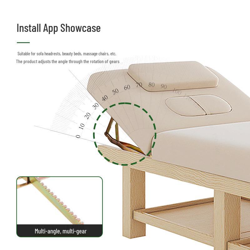Adjustable Folding Support Bracket for Sofa Bed, Beauty Bed, Massage Chair, and Furniture Lifting Hinges.