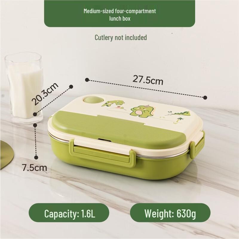 

304 Stainless Steel Divided Cartoon Lunch Box