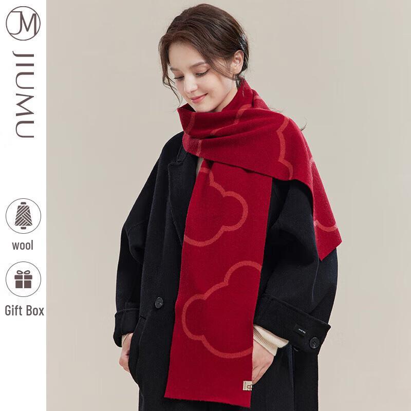 JIUMU Women's Autumn/Winter Wool Scarf