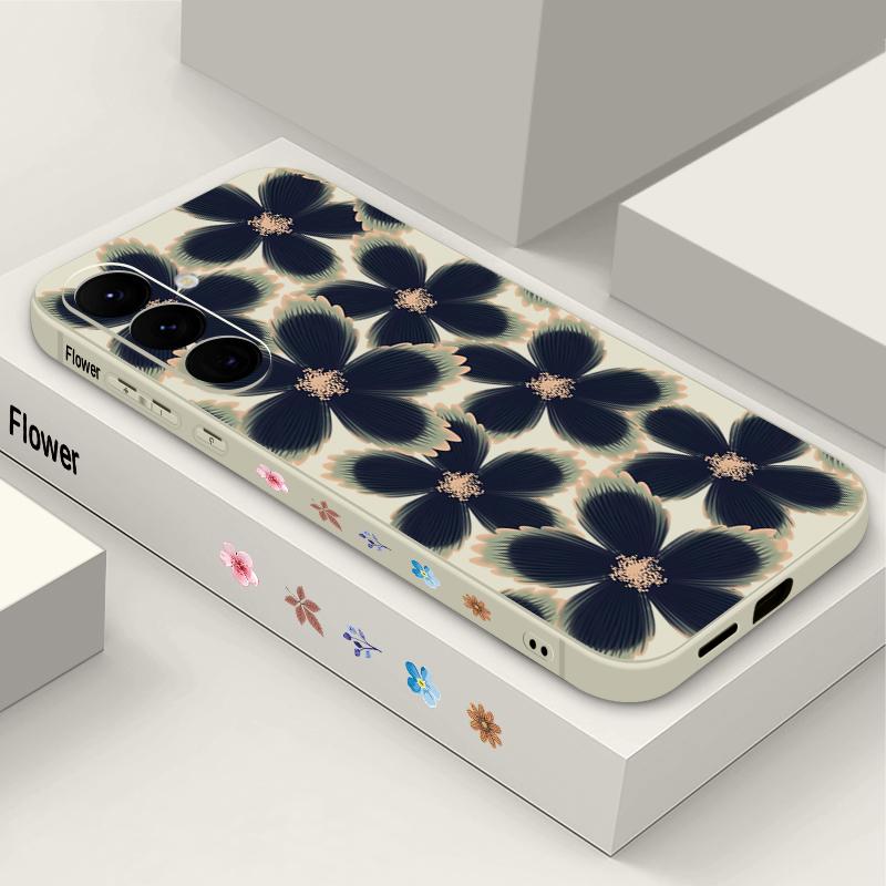 Cartoon Daisies Flowers Case For Samsung Galaxy S26 S25 Ultra S24 S23 S22 Plus S21 FE A15 A16 A17 A35 A36 A54 A55 A56 5G Soft Cover