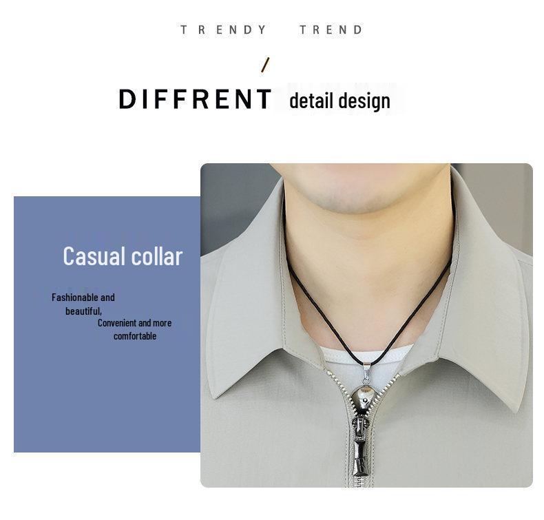 2026 Spring/Autumn Men's Lapel Lightweight Jacket: Versatile Mid to Young Fashion Outerwear with a High-end Feel