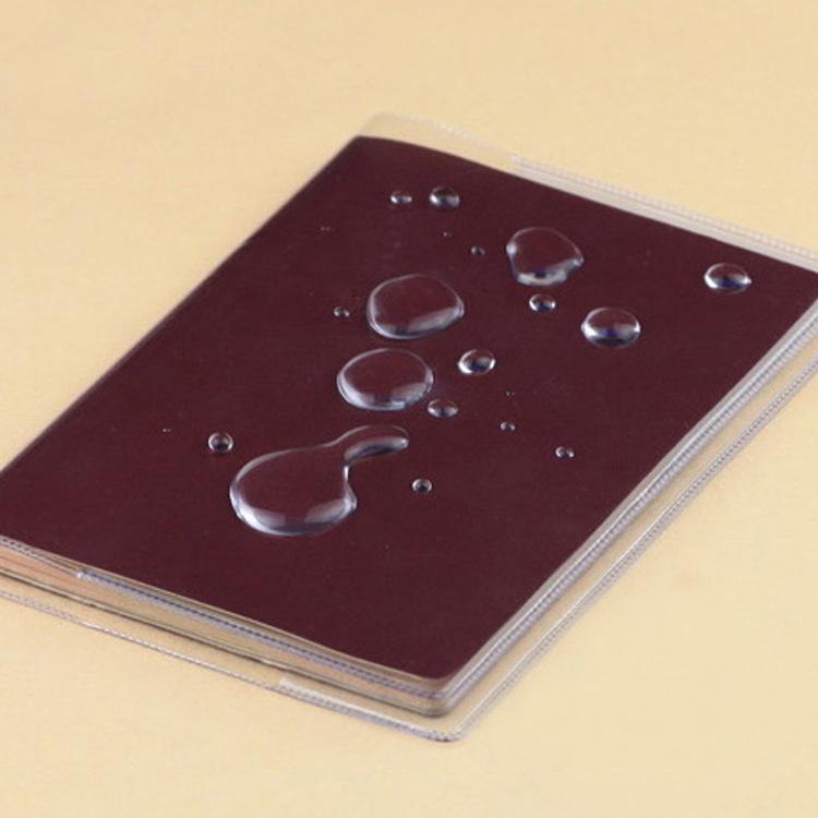 Frosted Transparent Waterproof Passport and Card Holder - Business Travel Protective Case